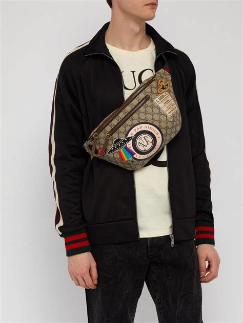 gucci belt bag men outfit|gucci waist bags men's.